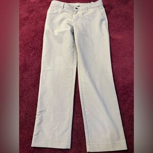 BANANA REPUBLIC Khaki Flat Front Performance Chino Pants - Mens 32x30 32x29